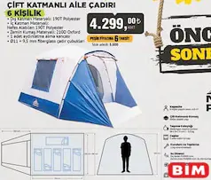 NORTH PACİFİC ÇİFT KATMANLI AİLE ÇADIRI 6 KİŞİLİK ÇADIR NORTH PACİFİC ÇİFT KATMANLI AİLE ÇADIRI 6 KİŞİLİK ÇADIR